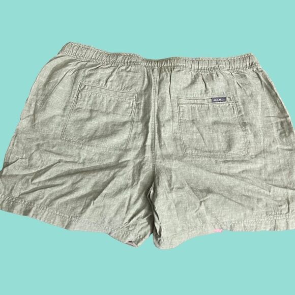 Eddie Bauer Ladies XXL Briar Linen Shorts / SZ: XXL / NWT - Picture 2 of 7
